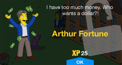 arthur's fortune|arthur fortune simpsons.